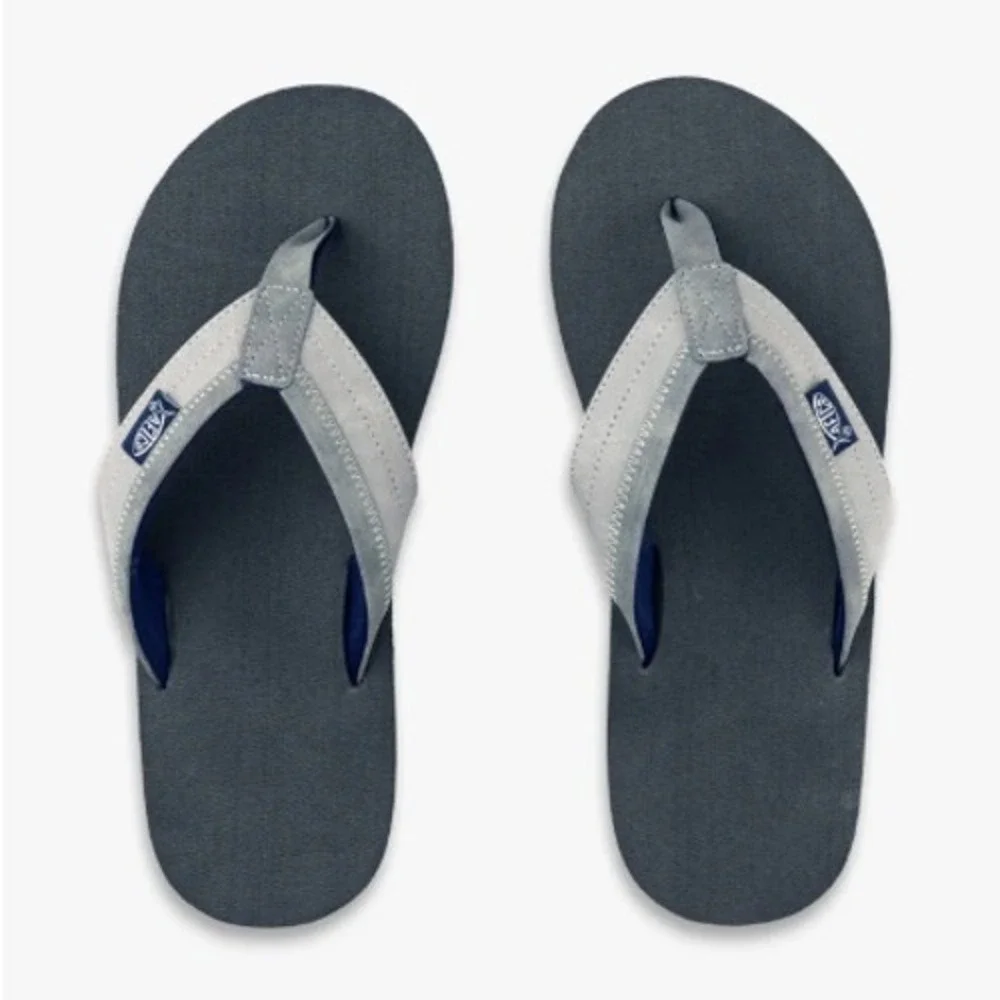 NWOT AFTCO Men Size 10 Deck Boating Fishing Outdoor Summer Sandals Charcoal Grey